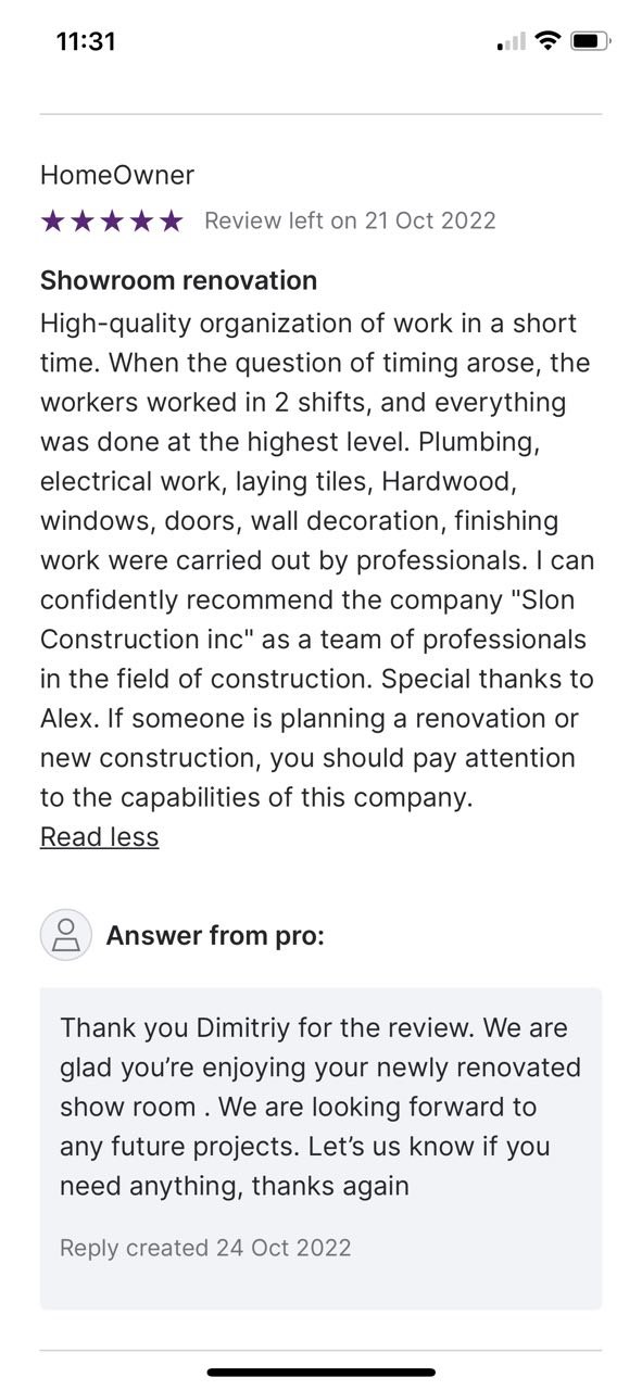 Client Review