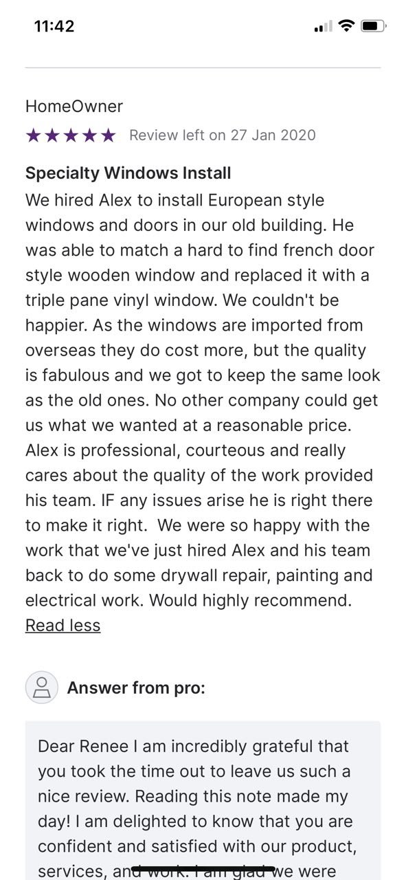Client Review